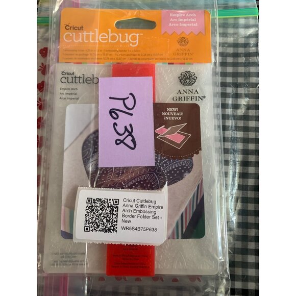 Cricut Cuttlebug Anna Griffin Empire Arch Embossing Border Folder Set - New - Picture 3 of 3